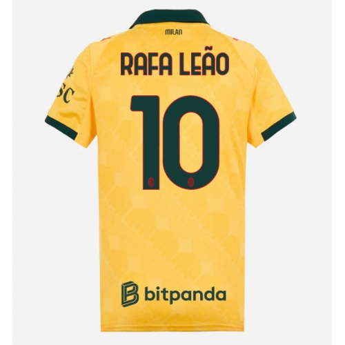 Billige Fotballdrakt AC Milan Rafael Leao #10 Replika Tredjedrakt Dame 2025-26 Kortermet Billige Fotballdrakt AC Milan Rafael Leao #10 Replika Tredjedrakt Dame 2025-26 Kortermet